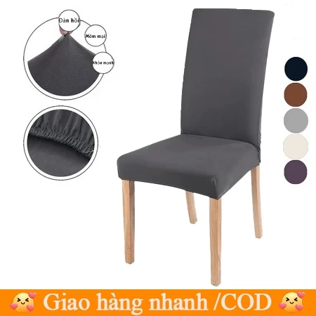 Vỏ Bọc Ghế Bàn,Vỏ Bọc Ghế Ăn Tối Giản Hiện Đại Bằng Chống bẩn đàn hồi cao-gia đình trang trí