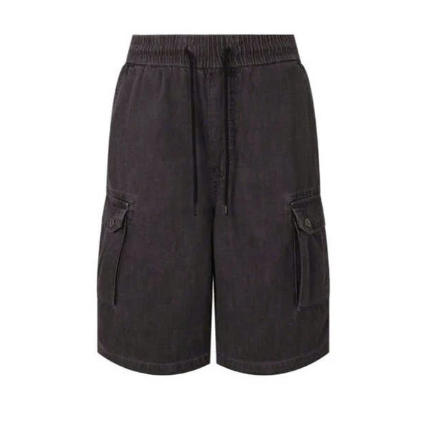 Quần short jean cargo  Buc.karoo lưng thun style Hàn chuẩn xịn