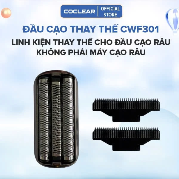 Đầu lưỡi cạo thay thế cho máy cạo râu Coclear CWF301 (chỉ có đầu cạo và lưỡi cắt)