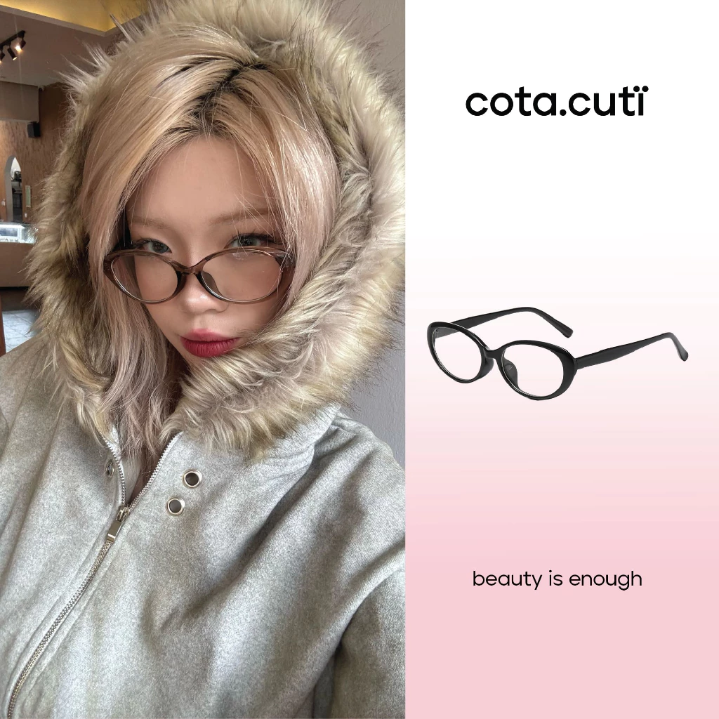 [LACY] [cota.cuti x Veebong] Kính Cận/Kính Mắt Thời Trang cota.cuti  - Gọng Kính Tối Giản, Chắc Chắn