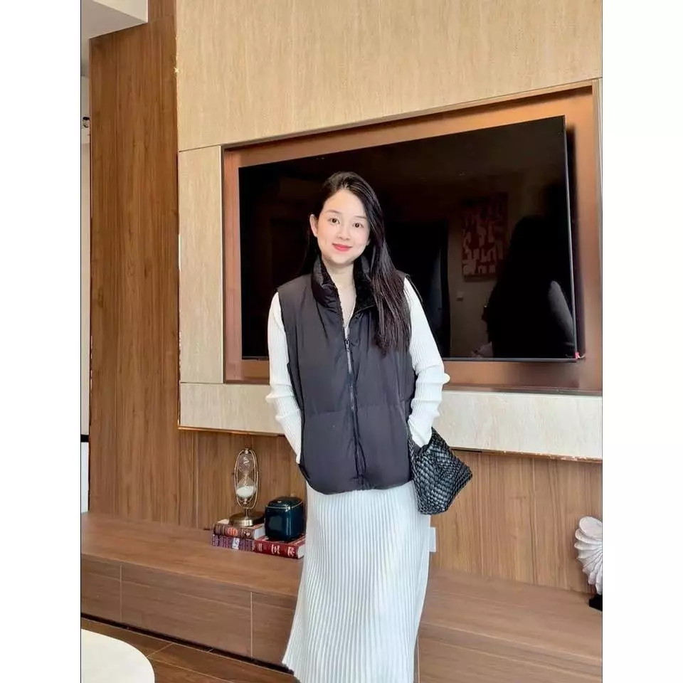 [45-70kg] [HÀNG CÓ SẴN] Áo gile phao lót lông- ALISA