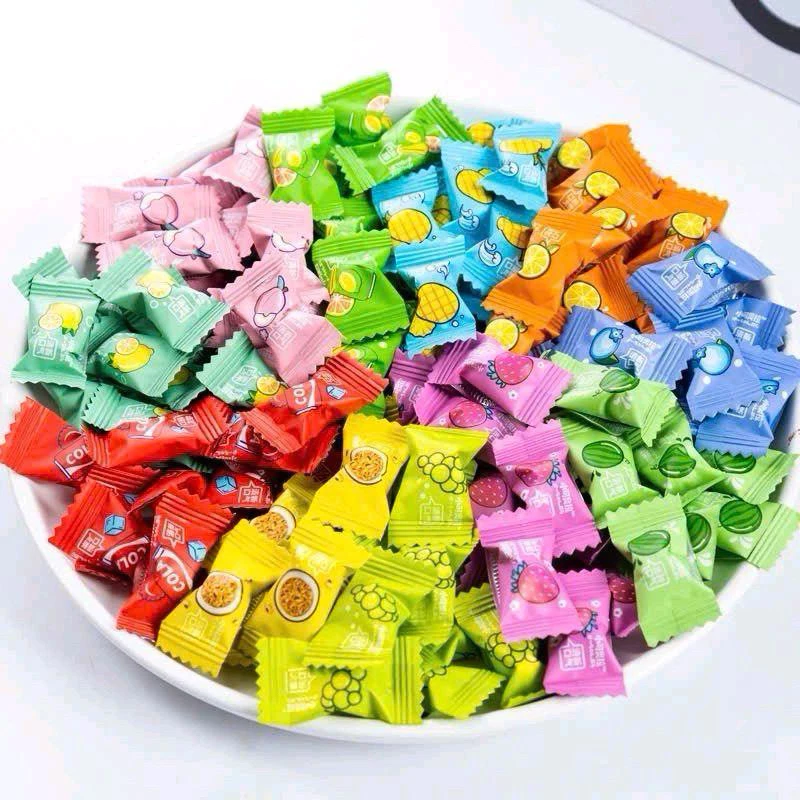 Kẹo Ngậm Trái Cây Mix 12 Vị Không Đường Bổ Sung Vitamin C Mát Lạnh Siêu Ngon