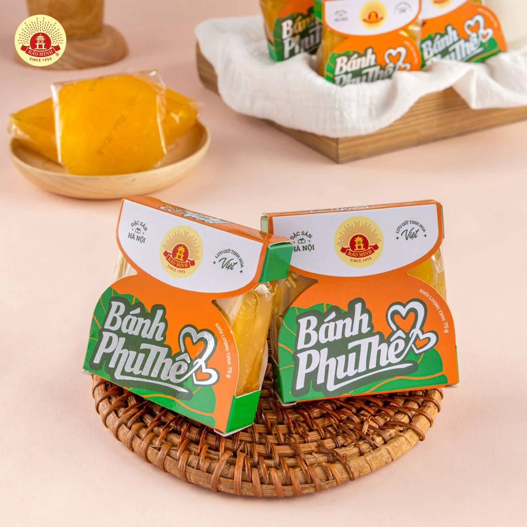 Combo 10 Bánh phu thê mẫu mới 75g Bảo Minh chính hãng
