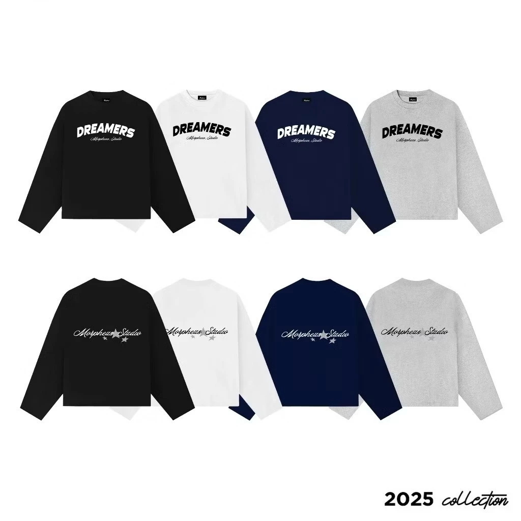 Áo thun tay dài Local Brand Mor.phe.us, Boxy LONGSLEEVE cotton, 260gsm, Áo thun tay dài form rộng Unisex AA