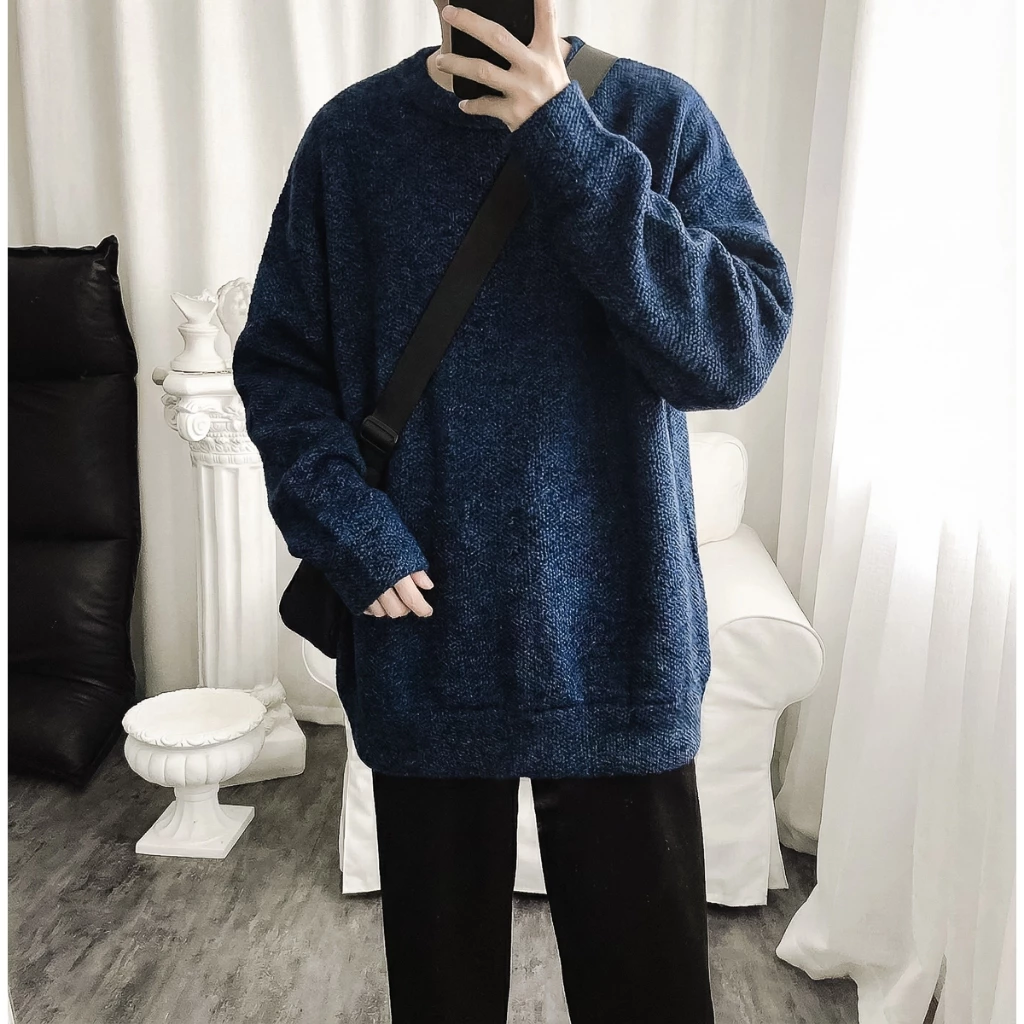 [🔥Flash Sale🔥] Áo Len Trơn 1 Màu Unisex Nam Nữ, Thu Đông Phong Cách Hàn Quốc Nam Nữ - AL02