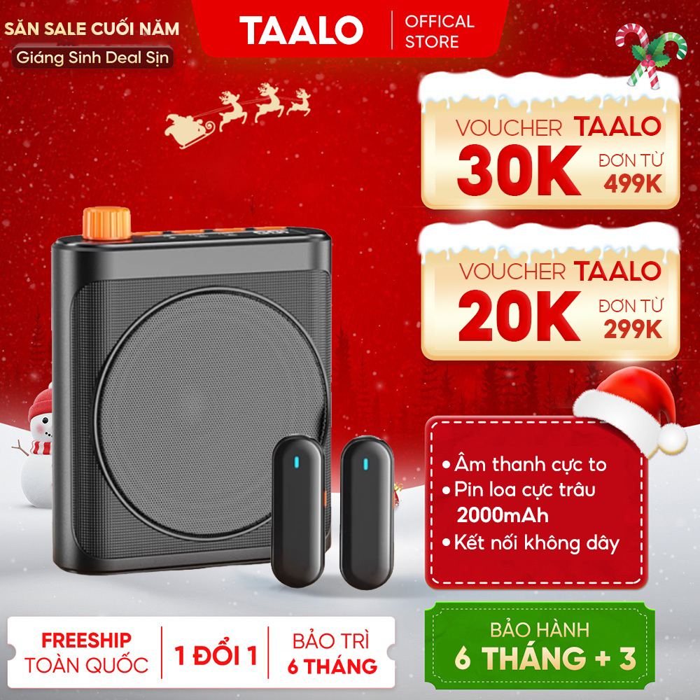 Loa máy trợ giảng M29 không dây, mic cài áo 8g bảo vệ giọng nói, 20W chống hú…
