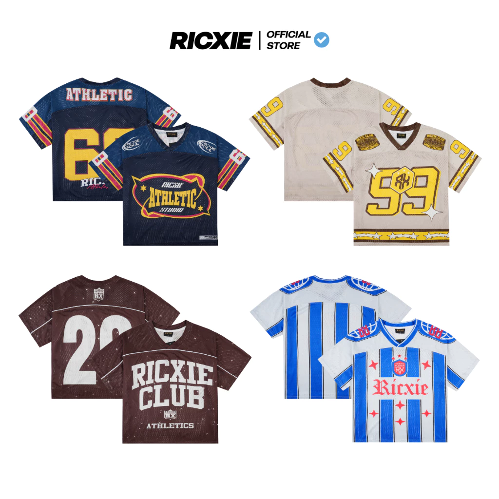 Áo Jersey MASCOT RICXIE 1225 - Top Áo Thể Thao Phong Cách Unisex Nam Nữ