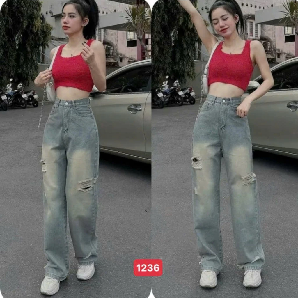 Quần baggy jeans nữ Lady Fashion form rộng siêu xinh 💖FREESHIP💖  Quần bò nữ suông đẹp cao cấp - BG405