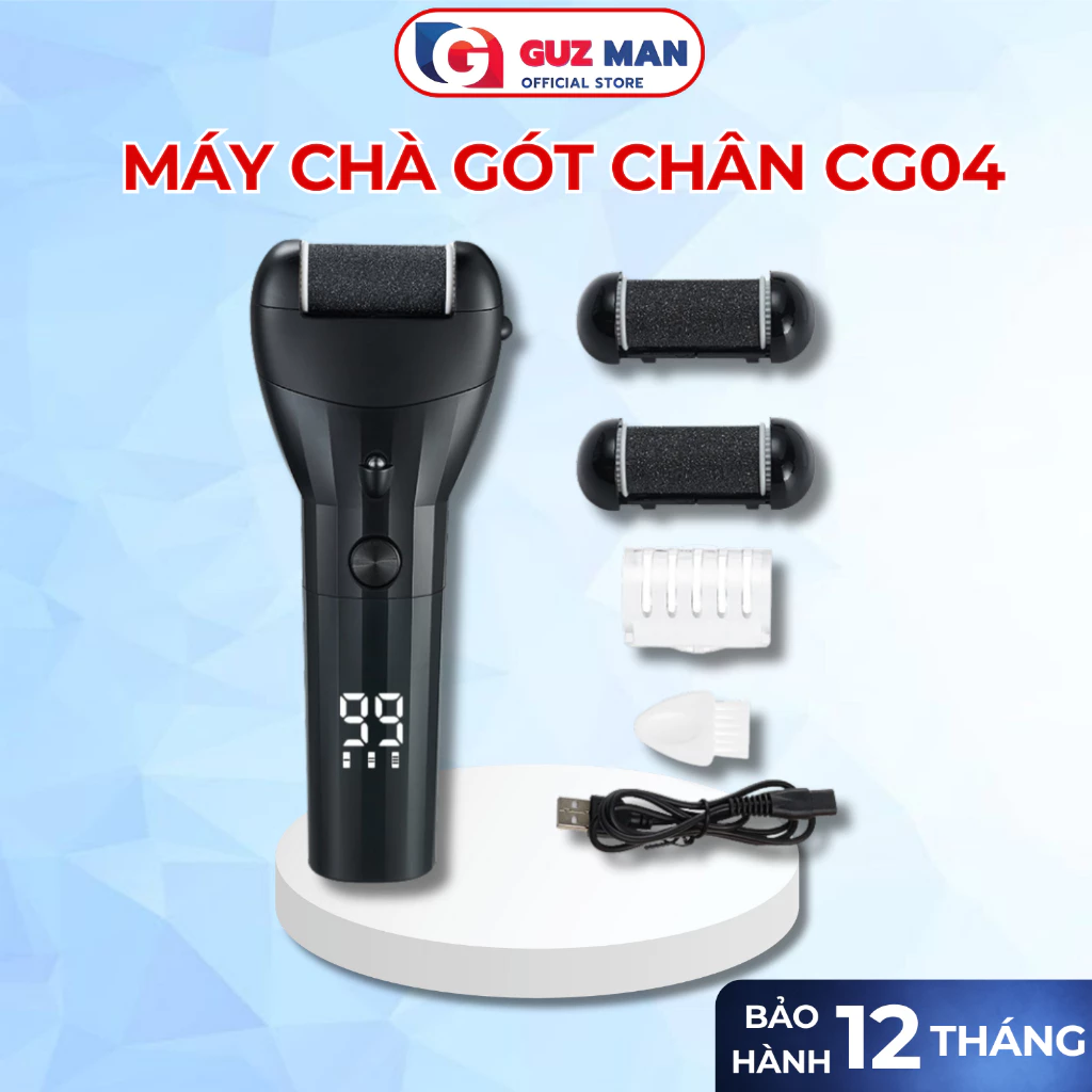 Máy chà gót chân động cơ mạnh mẽ pin dung lượng cao loại bỏ tế bào chết giúp da mịn màng