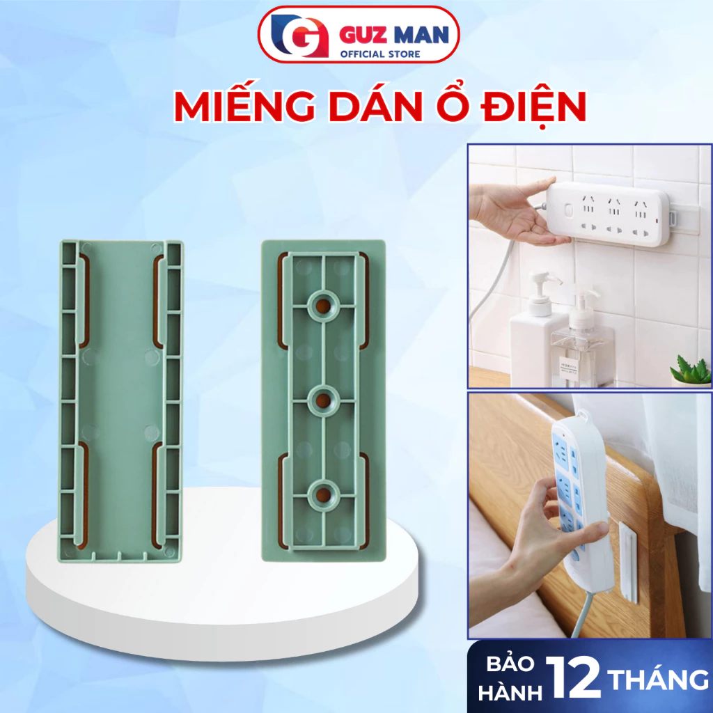 Miếng Dán Ổ Điện treo tường , Dùng Cố Định Vật Dụng Trong Nhà , Tiết kiệm không gian