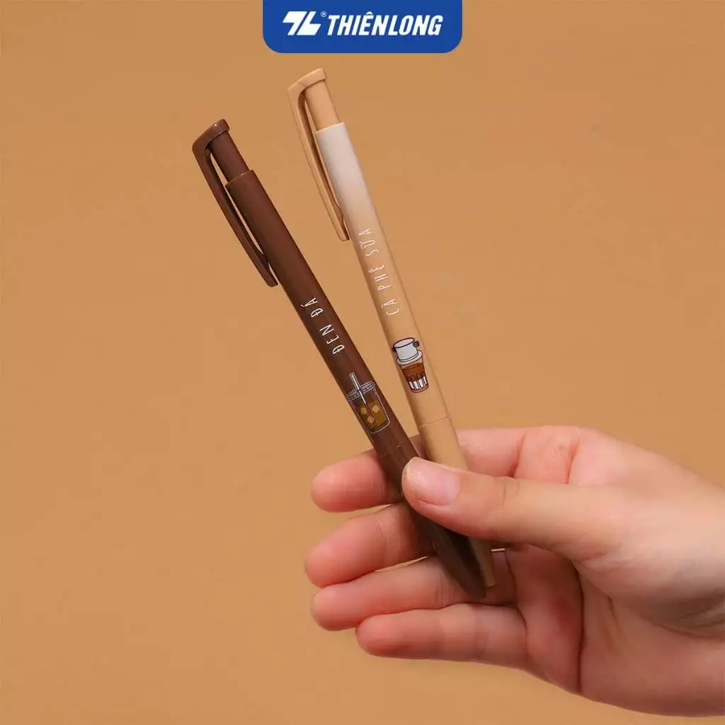 [Hàng tặng không bán] 1 Bút GELB-032 - Premium Tip viết êm, trơn - Mực Xanh - Thân ngẫu nhiên