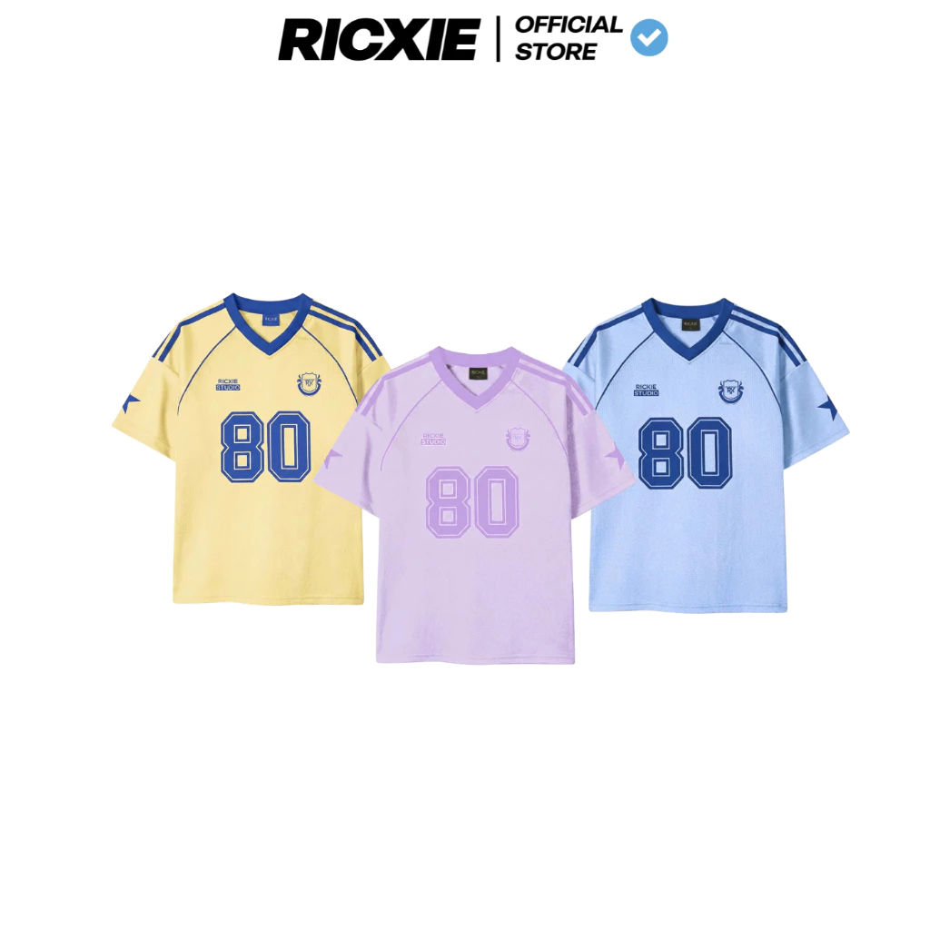 [VER 3] Áo Thun Ricxie Lưới Nam Nữ Số 80 Phiên Bản Mới - Top Áo Thể Thao Basic Hottrend