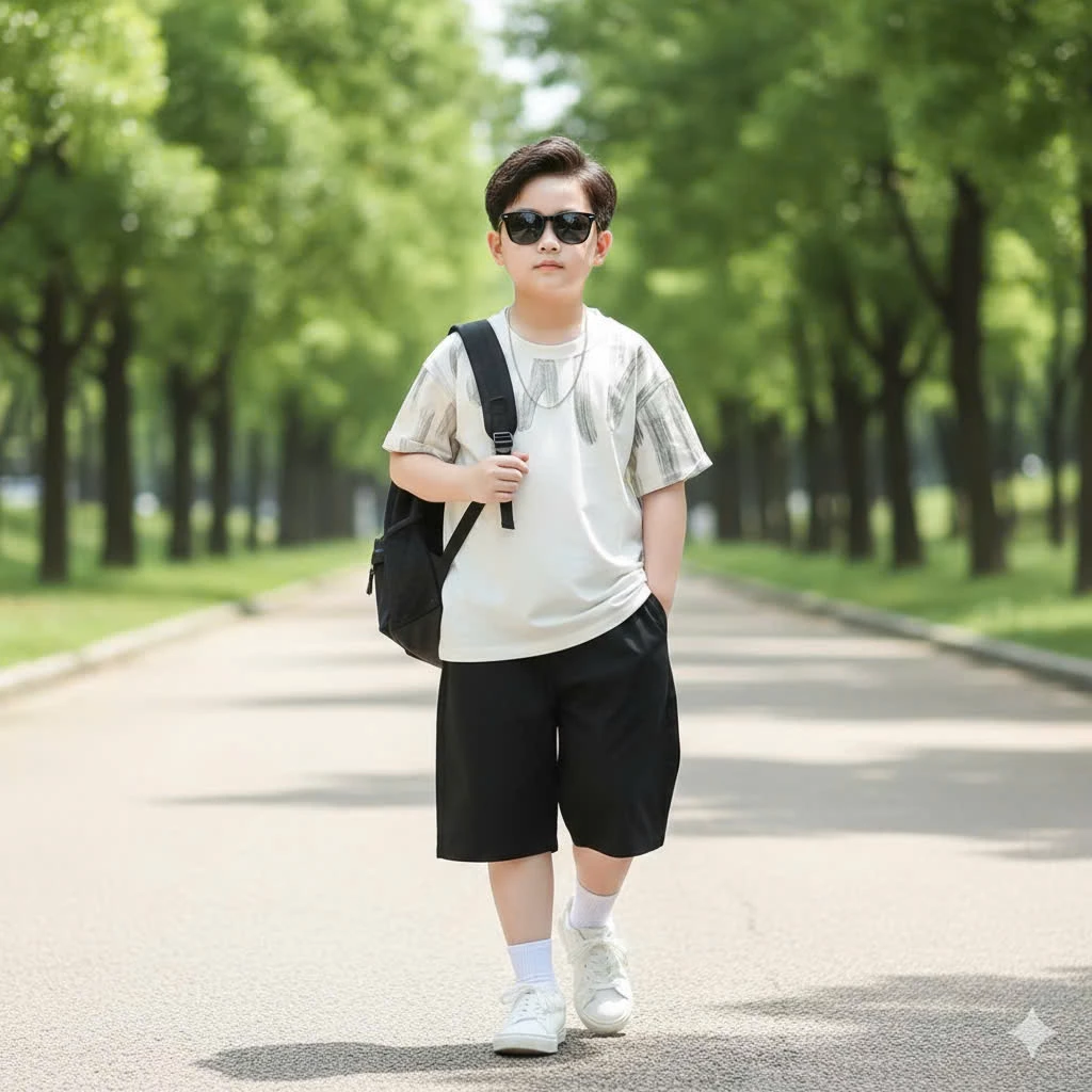[Size 6-46kg] Áo Thun Cho Bé Trai Bé Gái Cotton In Vệt Sơn Có Big Size Thời Trang Trẻ Em MOONBE Áo Phông YOU