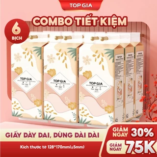 Khăn giấy vệ sinh treo tường Tiểu Hạ 1000 tờ làm từ bột gỗ thiên nhiên, an toàn, 6 bịch hoặc 10 bịch
