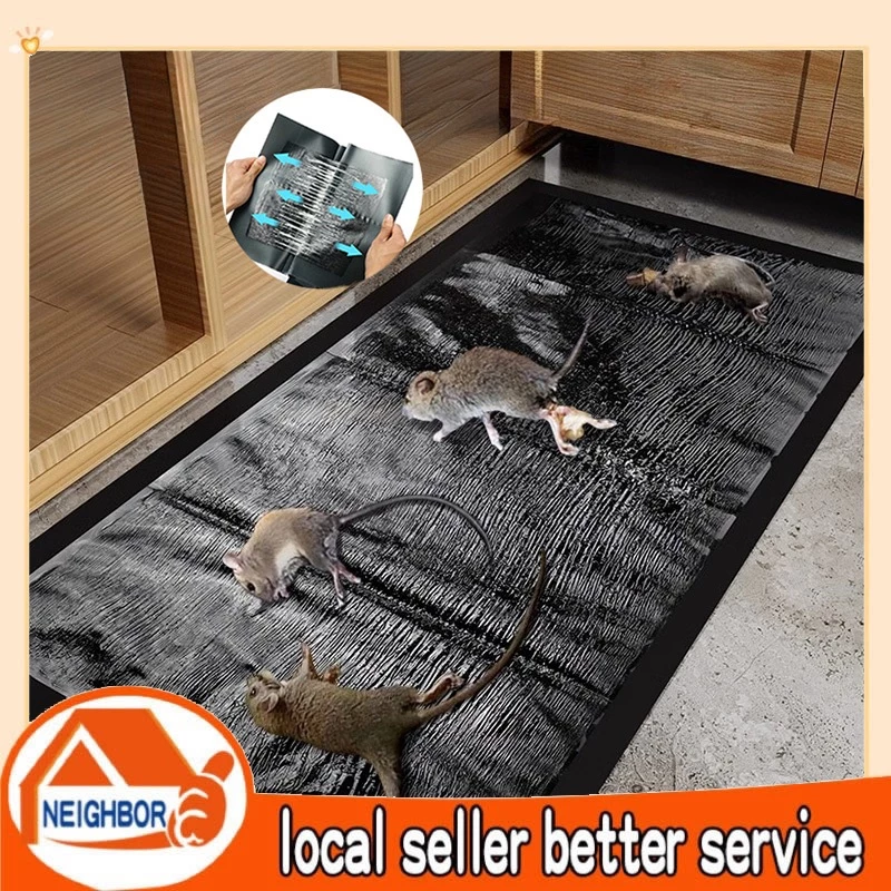 Keo dính chuột siêu dính dài 1m2, miếng dán chuột, thảm dính chuột, bẫy chuột chống ẩm ướt, tái sử dụng nhiều lần