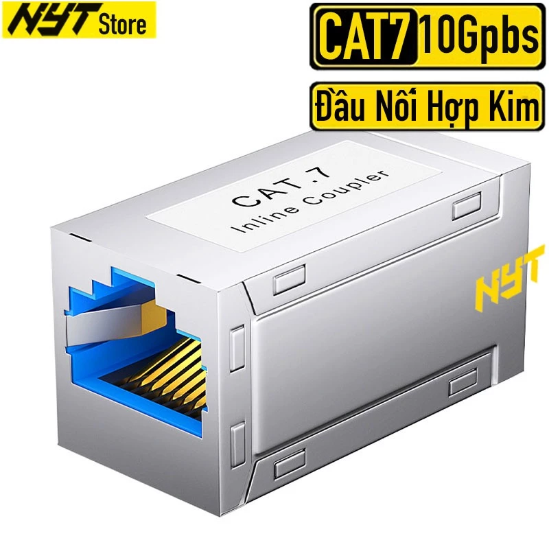 Đầu nối dây mạng RJ45 NYT Cao Cấp loại dùng Cat5/Cat6/Cat7 Tốc độ Cao 10Gbps Hợp Kim Cao Cấp