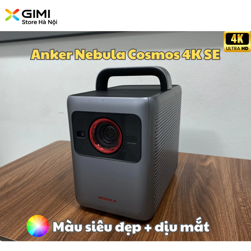 Máy Chiếu Anker Nebula Cosmos 4K SE | Màu Sắc Rực Rỡ Chuẩn Điện Ảnh | HDR | Android TV | Âm Thanh Sống Động | Hàng Lướt