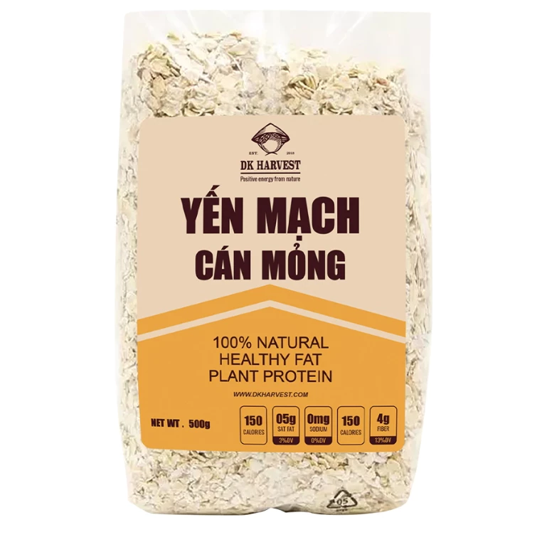 500g Yến Mạch DK Harvest - Hàng Chuẩn Úc, Có CO/CQ - yến mạch nguyên chất thơm ngon, ngũ cốc ăn liền giảm cân
