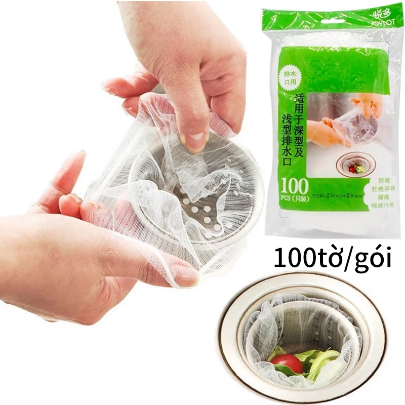 Túi lọc rác bồn rửa chén bát, túi lưới lọc rác chậu rửa bát, bọc đựng rác bồn rửa bát JOYLOT
