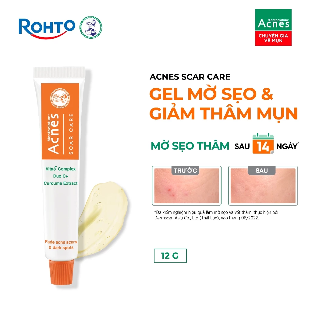 Kem mờ sẹo và thâm dạng gel Acnes Scar Care 12g