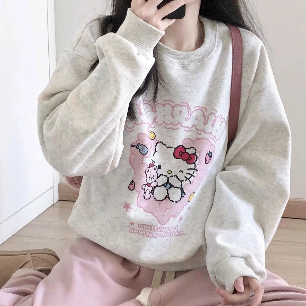 Áo Sweet Nỉ Nam Nữ Trắng Đen Form Rộng Cún Yellow