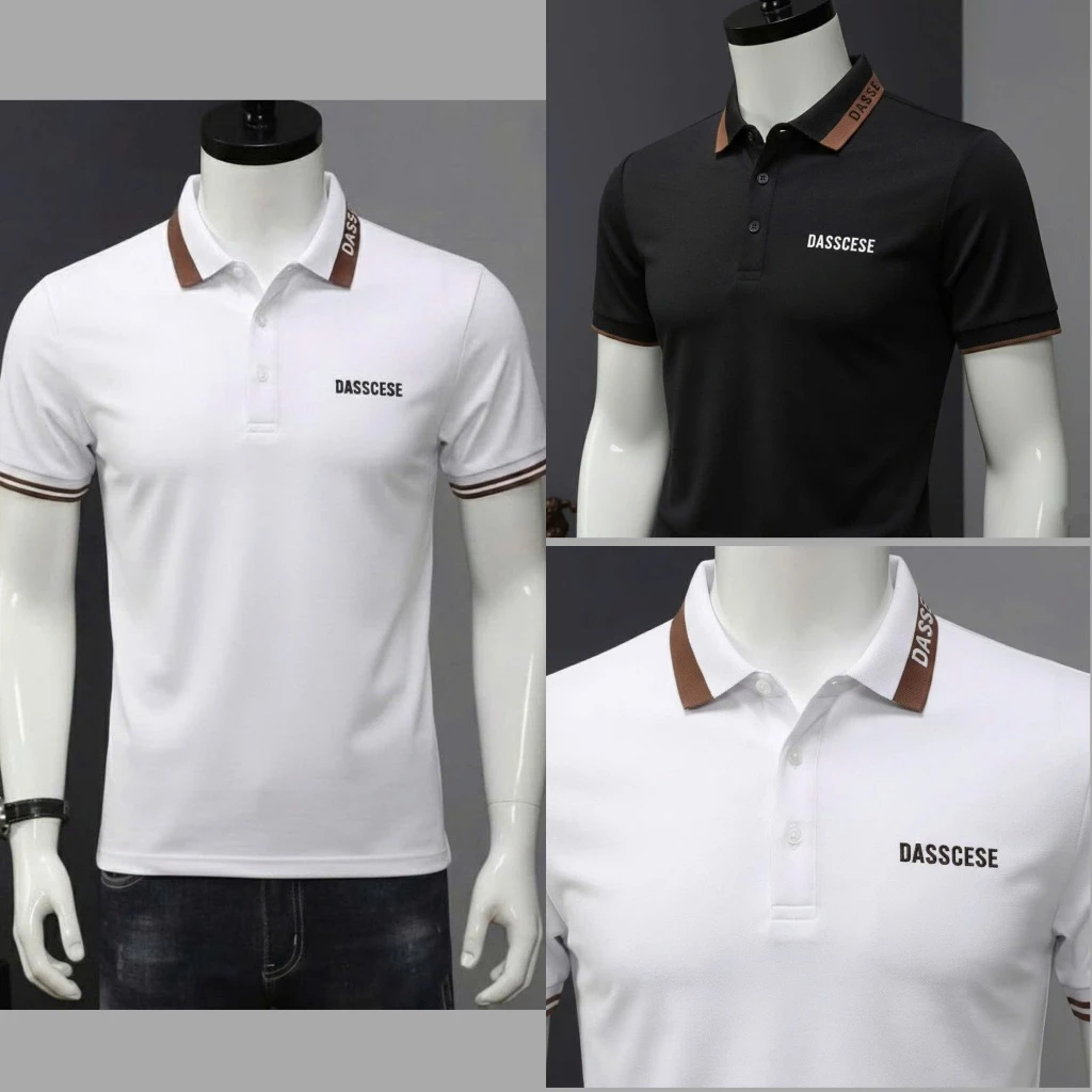 Áo POLO  vải poly co dãn  phối  thêu logo họa tiết màu trẻ trung sang cá tính mẫu-MLB-SHOP98
