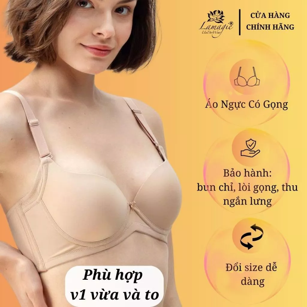 Áo Ngực Mỏng Nhẹ Có Gọng A-68 – Ôm Gọn Lưng Nách, Nâng Nhẹ Tự Nhiên
