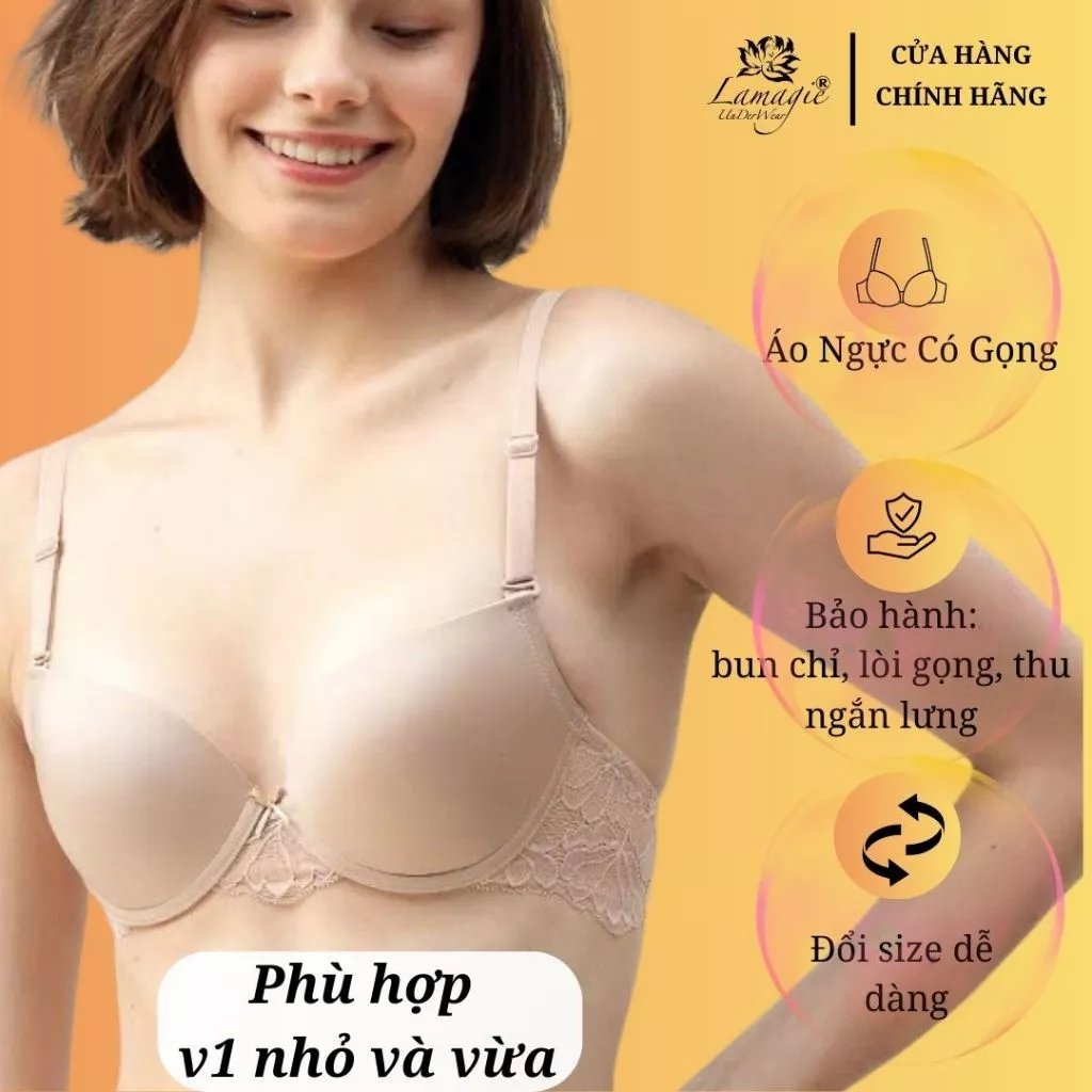 Áo Ngực Mặc Áo Ôm Cao Cấp A-46 | Trơn Mịn, Không Hằn Viền, Mặc Cả Ngày Êm Ái