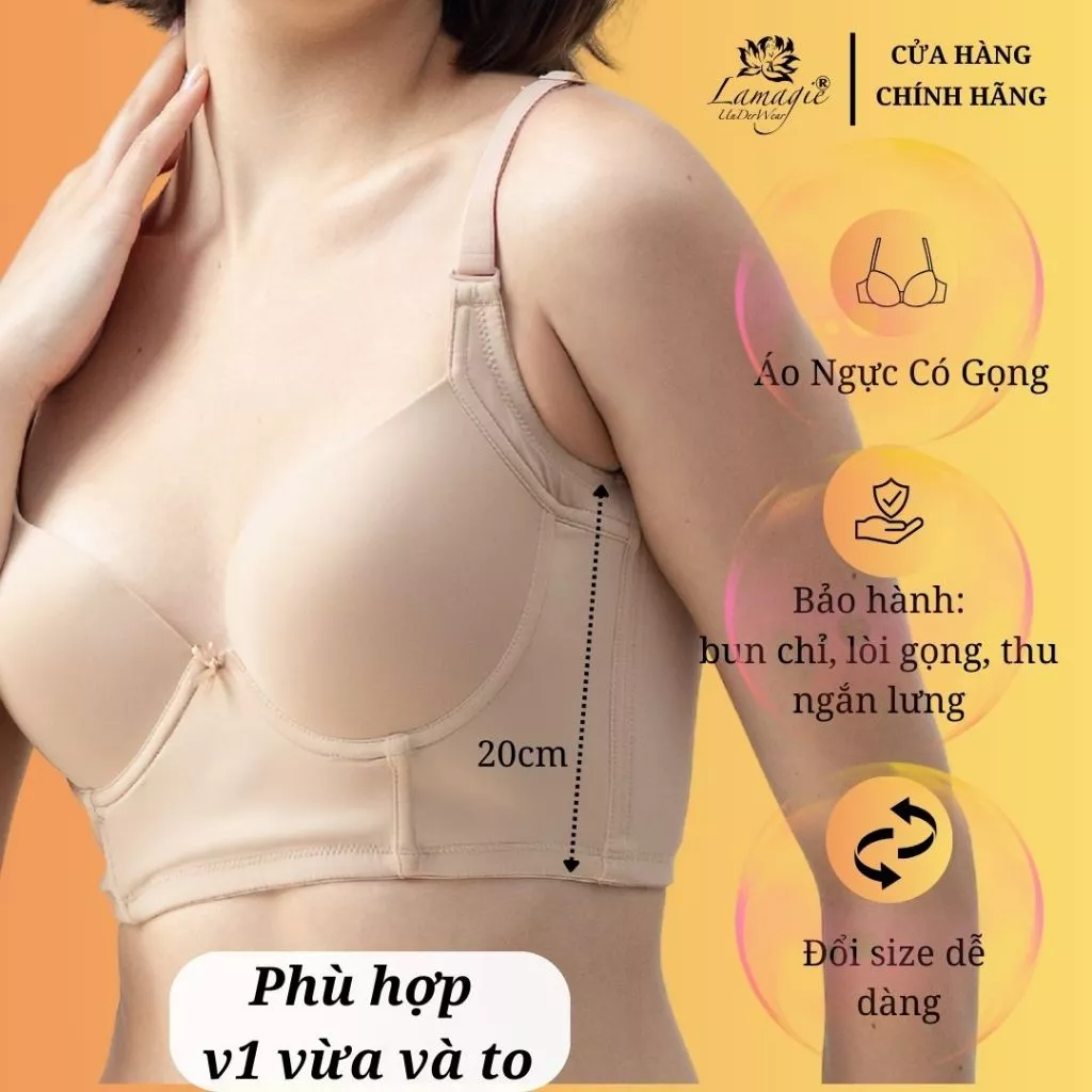 Áo Ngực Định Hình Bản To ADH-369 – Phù Hợp Mặc Áo Dài, Váy Ôm, Vest Công Sở