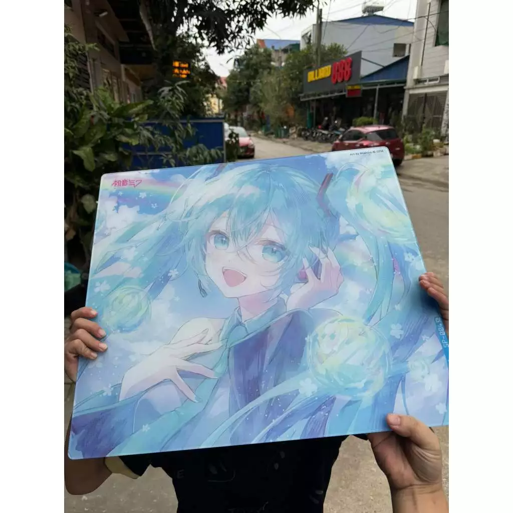 Lót Chuột Kính Glass BigGaming Custom - Clone Skin Wallhack/ Yuki Aim / Kanami / Machiware chất lượng cao cấp