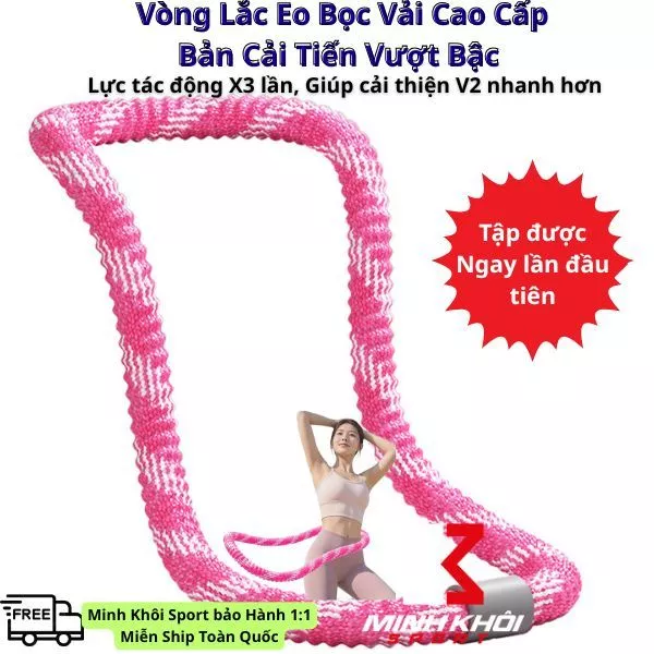 Vòng Lắc Eo Lò Xo Phiên Bản Nâng Cấp Bọc Vải Êm Ái, Chống Ồn, X3 Lần Tác Động Mạnh Mẽ Hơn đang được đối chiếu cho người mua tại Việt Nam