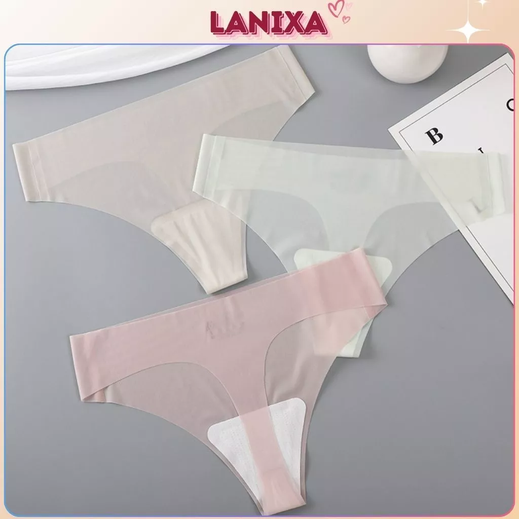 Quần lót nữ su lụa cao cấp mỏng nhẹ mềm mại thoáng mát đáy lót cotton kháng khuẩn khử mùi LANIXA 617