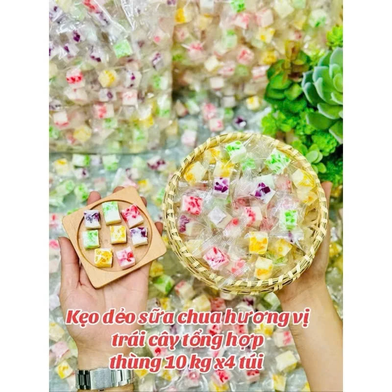 Kẹo Dẻo Sữa Chua Mix Hoa Quả gói 500g