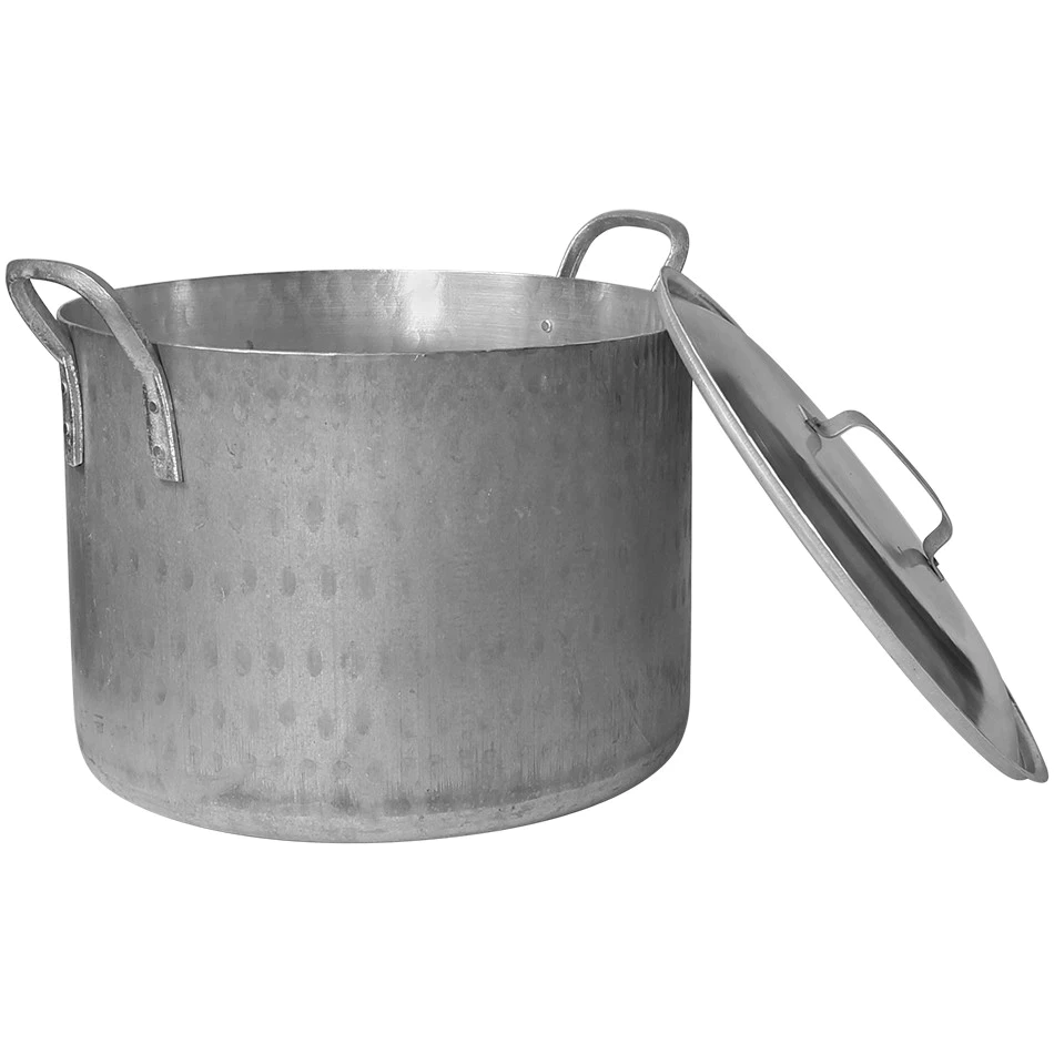 Nồi Nhôm Gò Quân Dụng Cỡ Đại 70L / 100L / 120L Siêu Dày || Nấu Bếp Công Nghiệp, Bếp Củi Thoải Mái