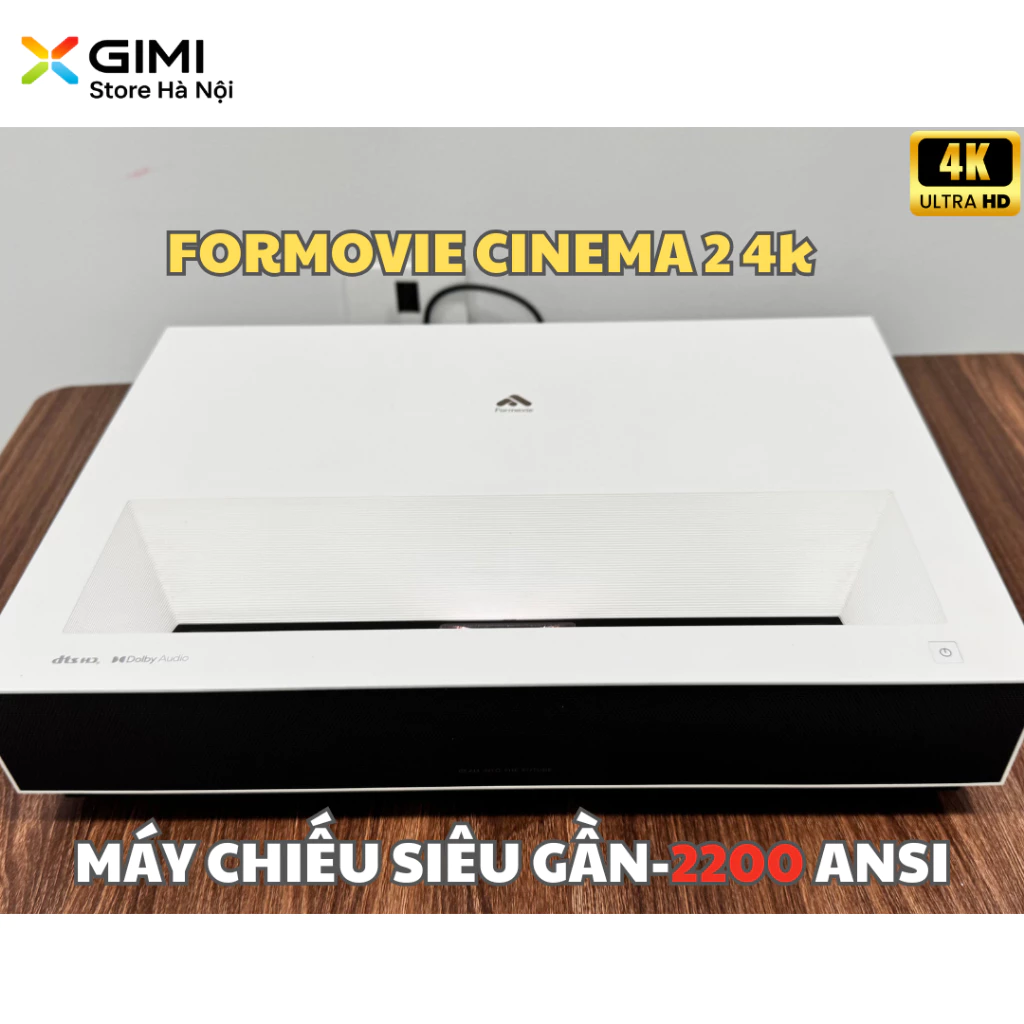 Máy Chiếu Siêu Gần Formovie Cinema 2 4K | Laser ALPD | DLP 4K | UST | Rạp Chiếu Phim Tại Nhà