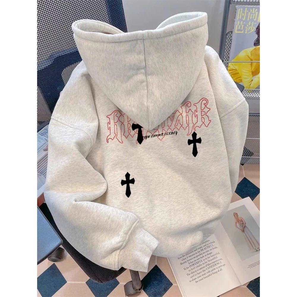 Áo Khoác Nỉ Hoodie Zip Khóa Kéo OKDEY Có Túi Trong Form Rộng Nam Nữ Mũ To 2 Lớp Chất Nỉ Bông Dày Dặn