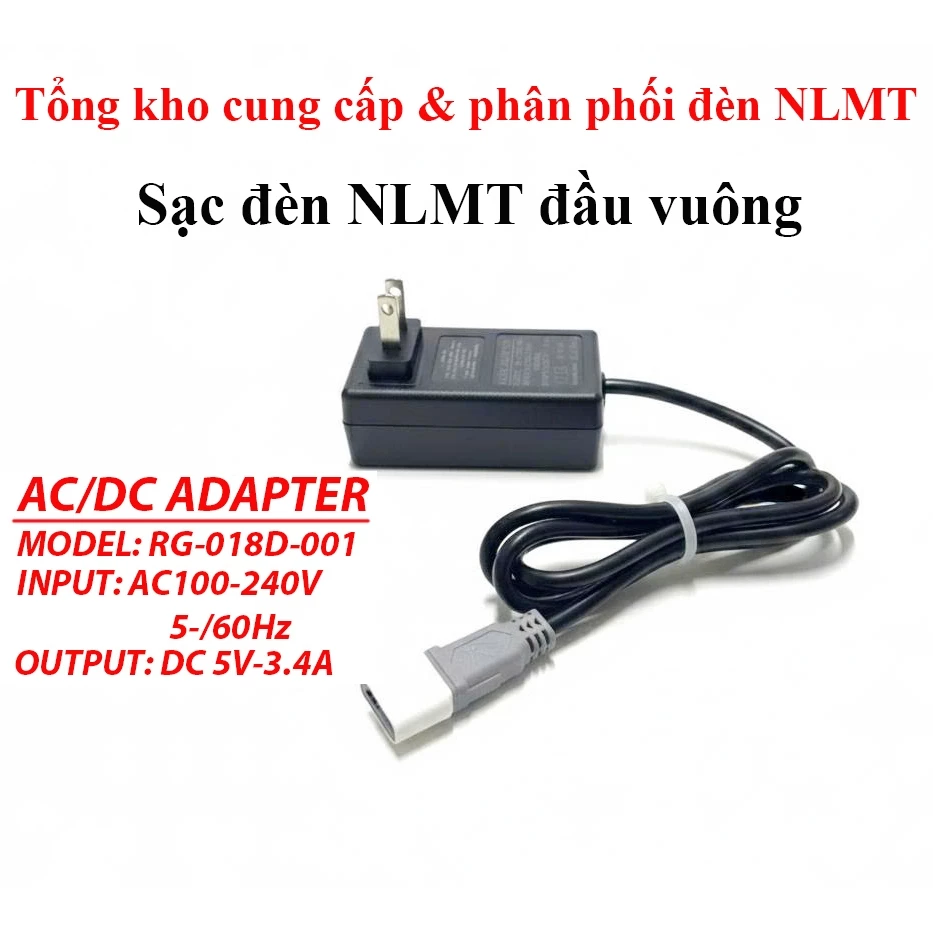 Bộ sạc,củ sạc ADAPTOR HL-9200 cho đèn năng lượng mặt trời có đèn báo khi sạc pin
