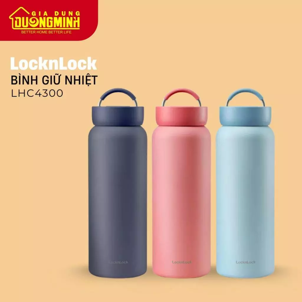Bình Giữ Nhiệt LocknLock Jumboo Tumbler - LHC4300 900ml - Gia Dụng Dương Minh