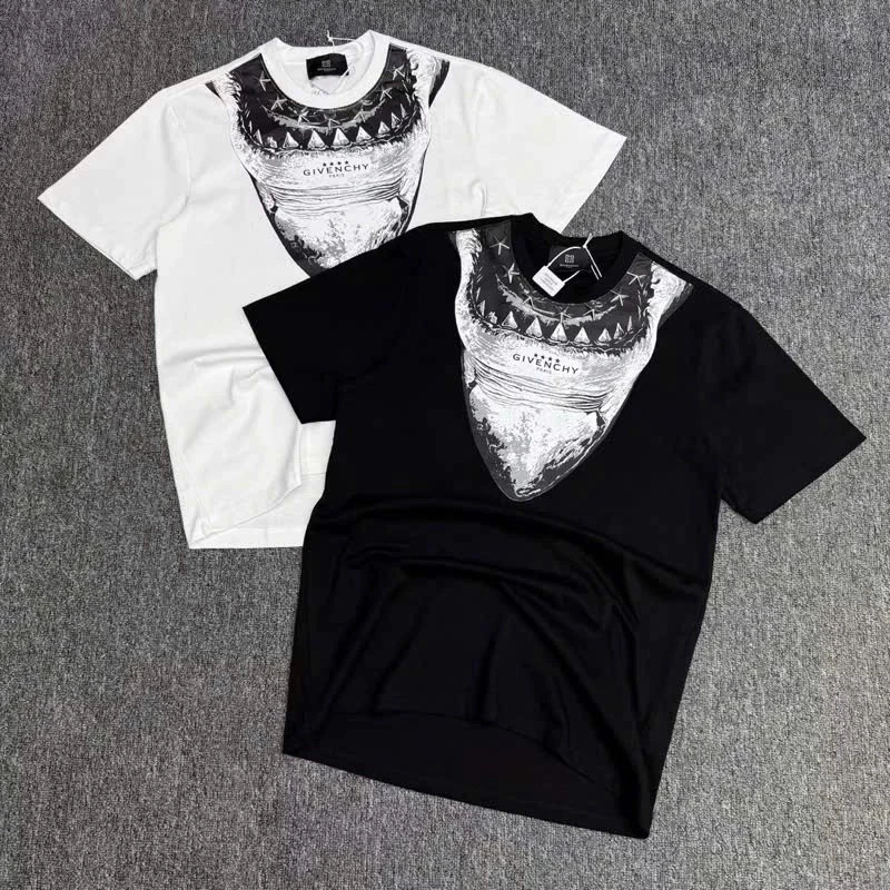 Áo Phông Nam Nữ Cotton In Hoạ Tiết Hình HÀM CÁ MẬP Cao Cấp_Áo Thun CÁ MẬP Unisex HOT NEW Trend 2026