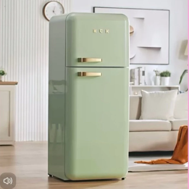 TỦ LẠNH HCK HAI CÁNH 237L PRO PHONG CÁCH RETRO CỔ ĐIỂN - HÀNG CHÍNH HÃNG