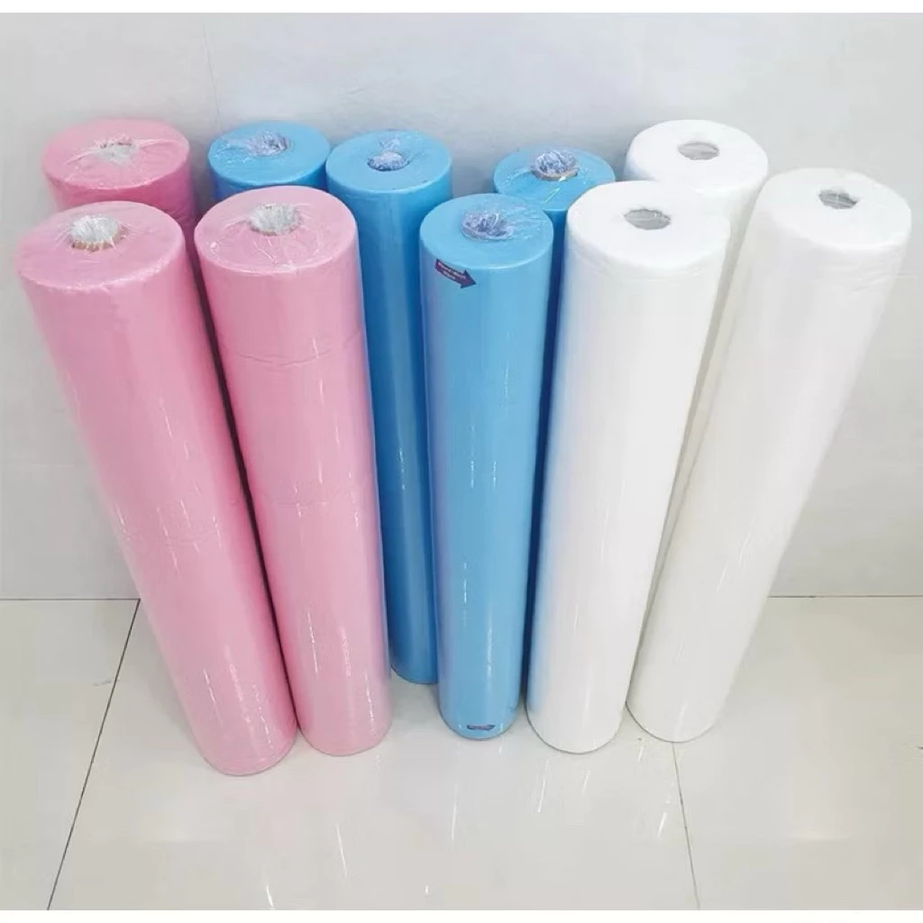 Săng Cuộn Vải Không Dệt Dùng 1 Lần, Trải Giường Spa, Kháng Khuẩn Tiện Lợi Cuộn 100m