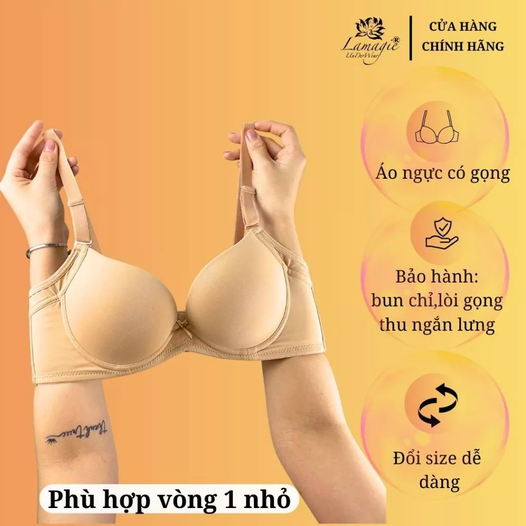 Áo Ngực Độn Cho Người Vòng 1 Khiêm Tốn A-377 Lamagie