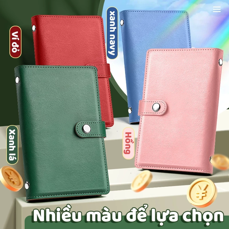 M.Y Sổ tay tiết kiệm đựng tiền 100 phong bì tiết kiệm album tiết kiệm thử thách tiết kiệm 100 ngày album tiết kiệm