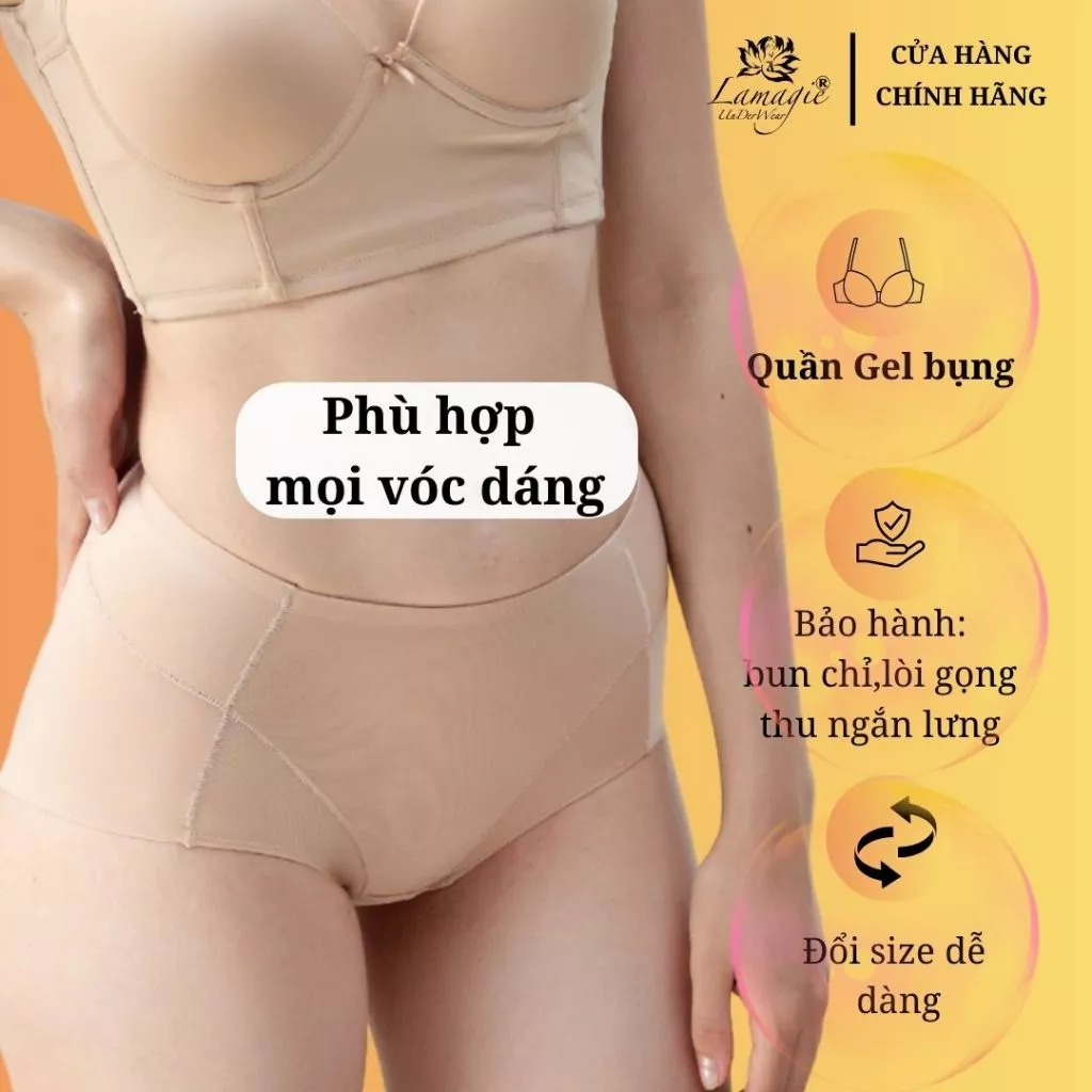 Quần Gel Định Hình V2 Dáng Cao Q-1013 – Che Mỡ Bụng, Tôn Dáng Chuẩn