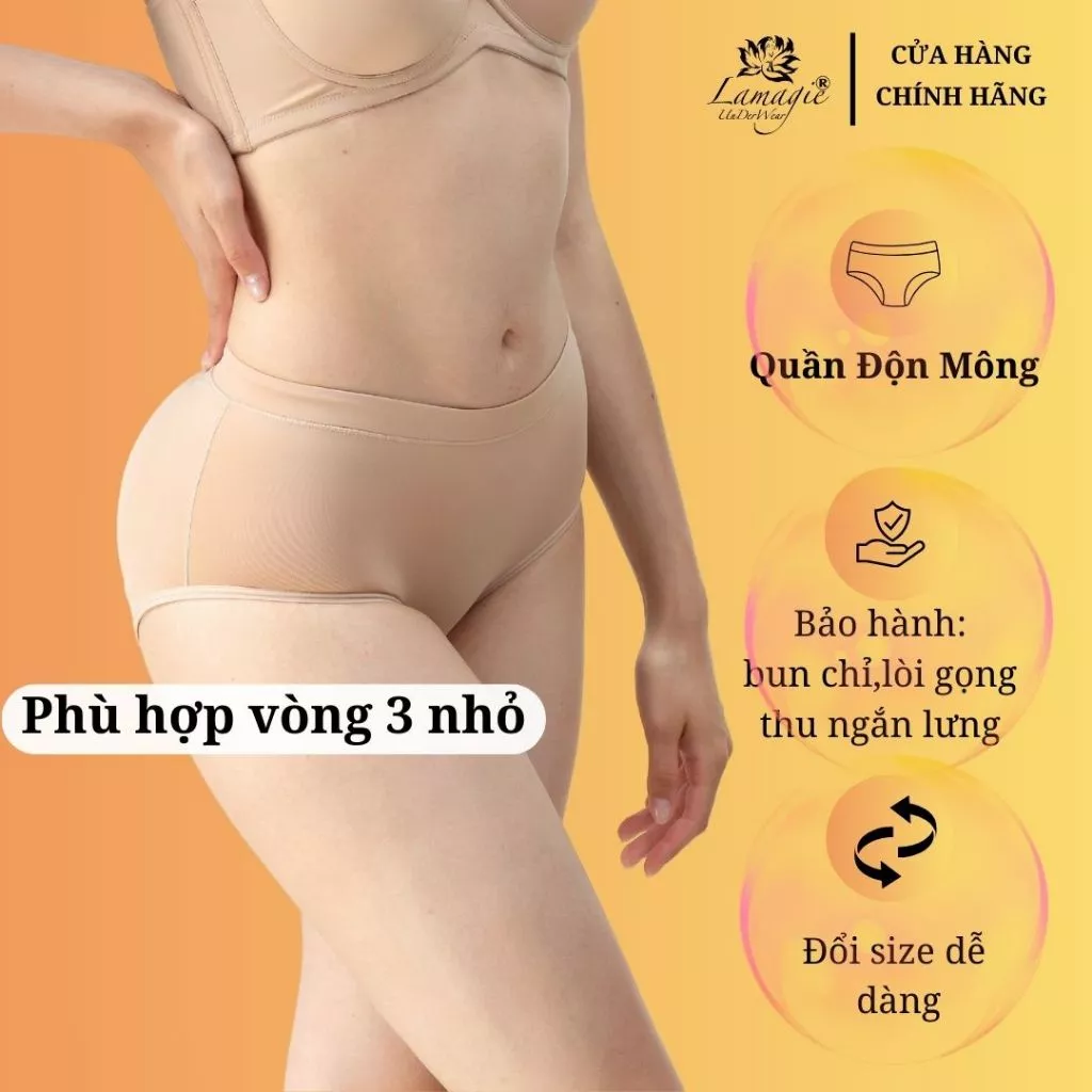 Quần độn mông lưng thấp Lamagie QDM-61 – Nâng mông đẹp, ôm dáng tinh tế
