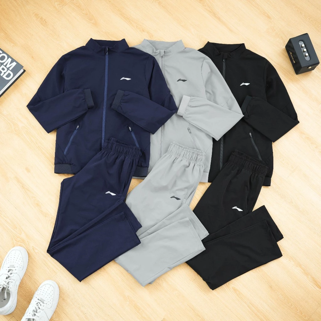 Bộ gió Nam Li-Ning AJDQ453 Chính Hãng Chất Gió Dày Dặn Và Co Giãn Size S - XL Menswawer