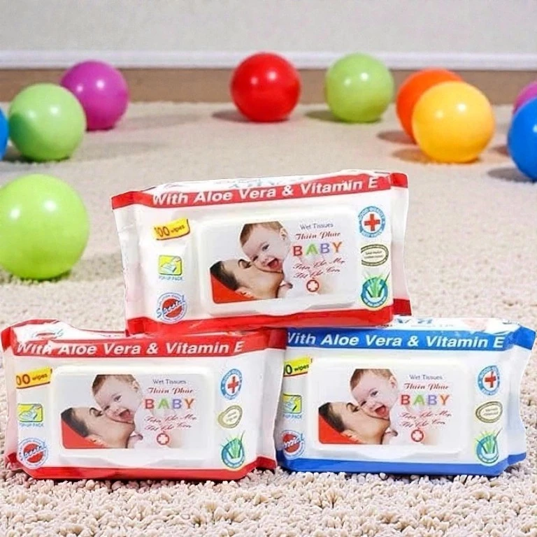 Khăn ướt Baby , Khăn lau đa năng - Giấy ướt tiện lợi