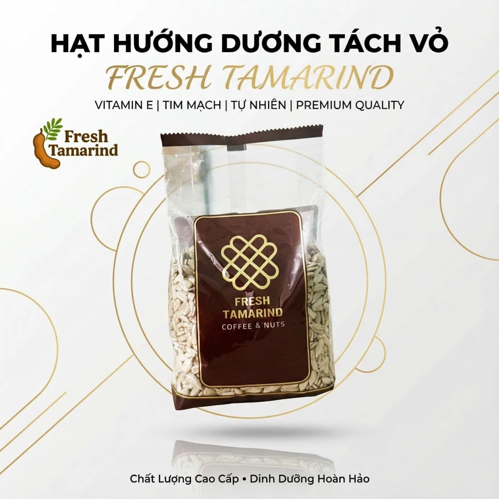 NHÂN HẠT HƯỚNG DƯƠNG TÚI 500g TAMARIND (Đã sấy chín)