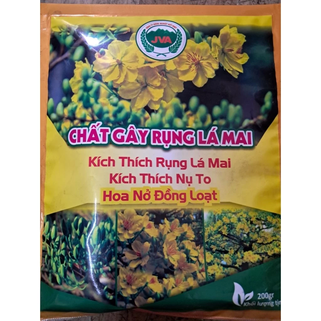 Phân bón Siêu Rụng Lá Mai gói 200gr