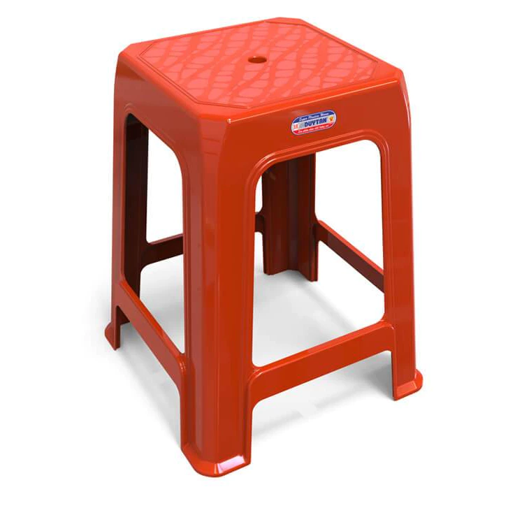 Ghế Nhựa Cao Duy Tân 1175 Có Lỗ Giữa - Ghế Đẩu Khách Sạn ,Sân Vườn Dày Dặn Chịu Lực Tốt